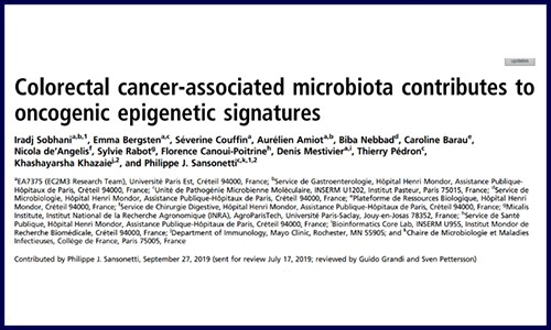 多组学研究 | 结直肠癌相关微生物群可导致表观遗传修饰改变