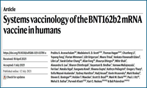 Nature 文章解析 | 多组学研究 mRNA 疫苗 BNT162B2 人体免疫应答