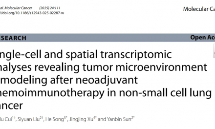 文献解读 | 单细胞和空间转录组学分析揭示了非小细胞肺癌新辅助化疗免疫治疗后肿瘤微环境重塑