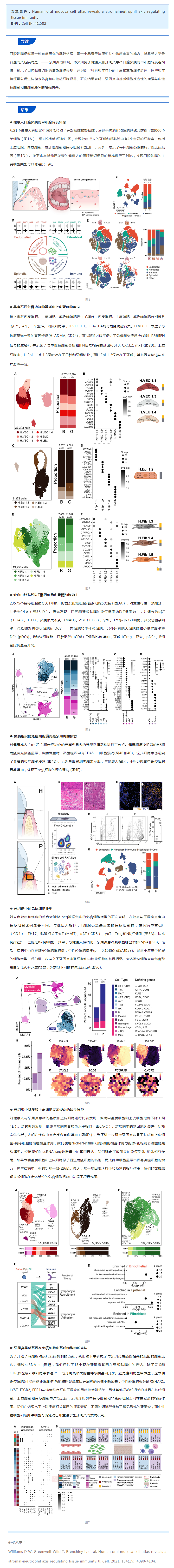 文献解读_单细胞测序揭示口腔黏膜单细胞图谱及牙周炎发病机制