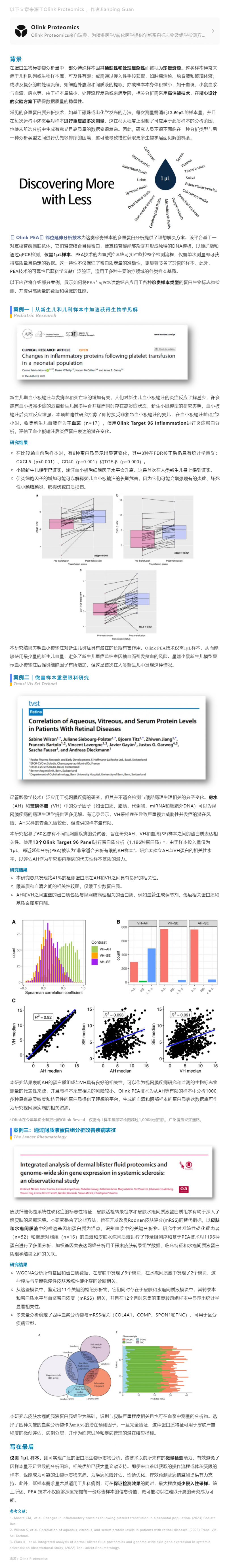 “微”样探秘 |Olink PEA 技术助您开启「以少博多」的蛋白洞察之旅